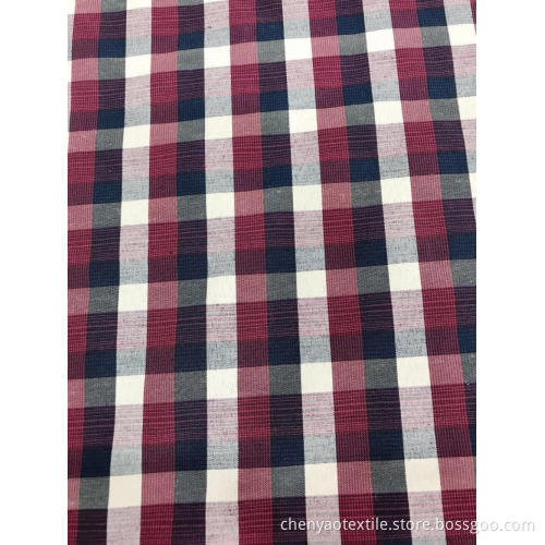 T/C(40%Cotton60%Polyester) Yarn-dyed Plaid Fabric